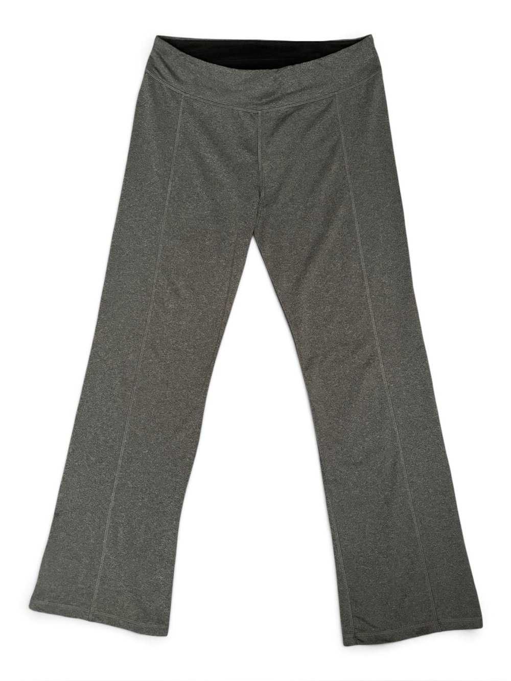 Miraclesuit Performance Gray Heather Flare Leg Yoga Pants Size L